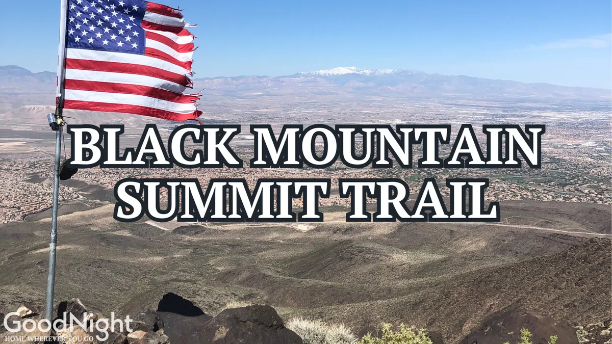 A sweeping exterior view shows an American flag on a mountaintop, with a panoramic mountain range and a tranquil valley below. The natural landscape offers a sense of adventure, exploration, and tranquility, indicating opportunities for outdoor activities such as hiking and nature appreciation.